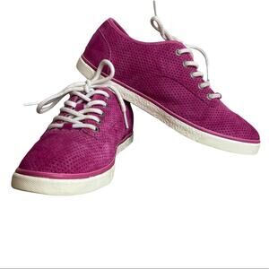UGG Hally Perf Lace Up Sneakers Pink Sz 7